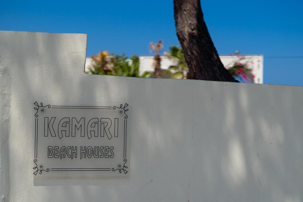 Kamari Beach Houses With Balcony And Garden Exteriér fotografie